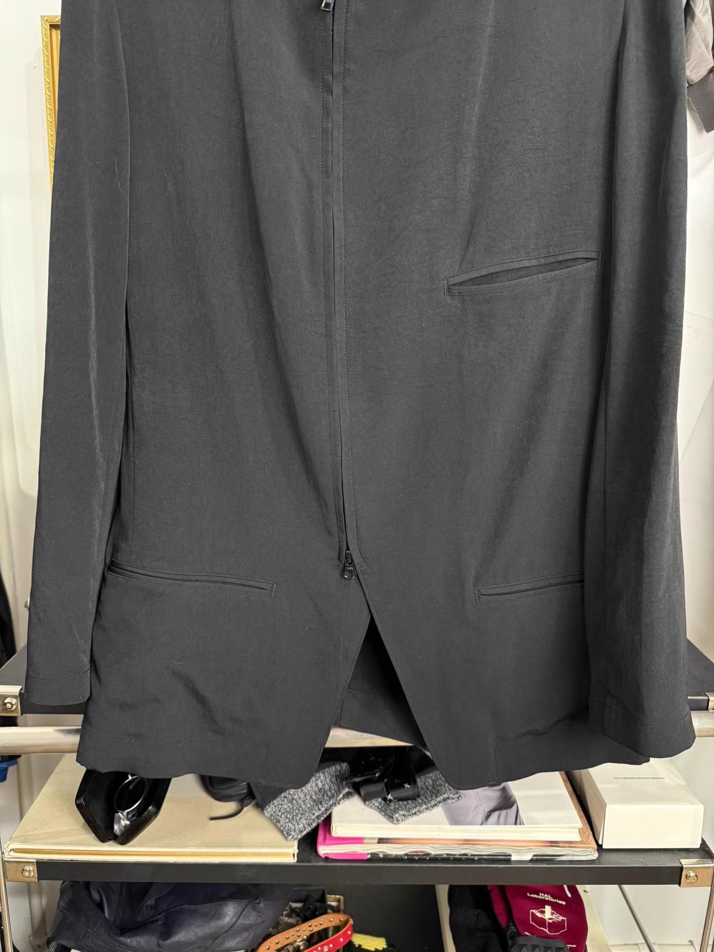 Yohji Yamamoto Yohji Yamamoto Pour Homme Oblique Zip Jacket K20 Size US M / EU 48-50 / 2 - 3 Thumbnail