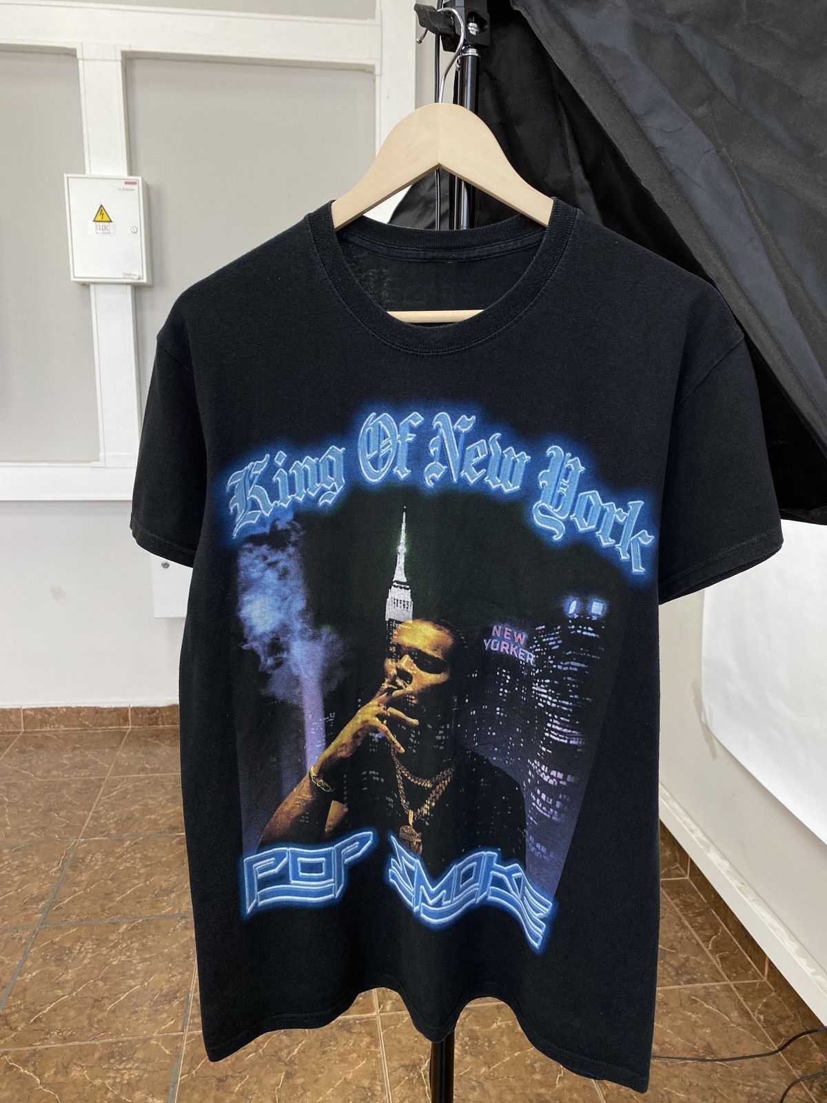 Band Tees × Rap Tees 🇺🇸 Y2K Pop Smoke King of New York Rap T-Shirt Travis Scott Size US M / EU 48-50 / 2 - 1 Thumbnail