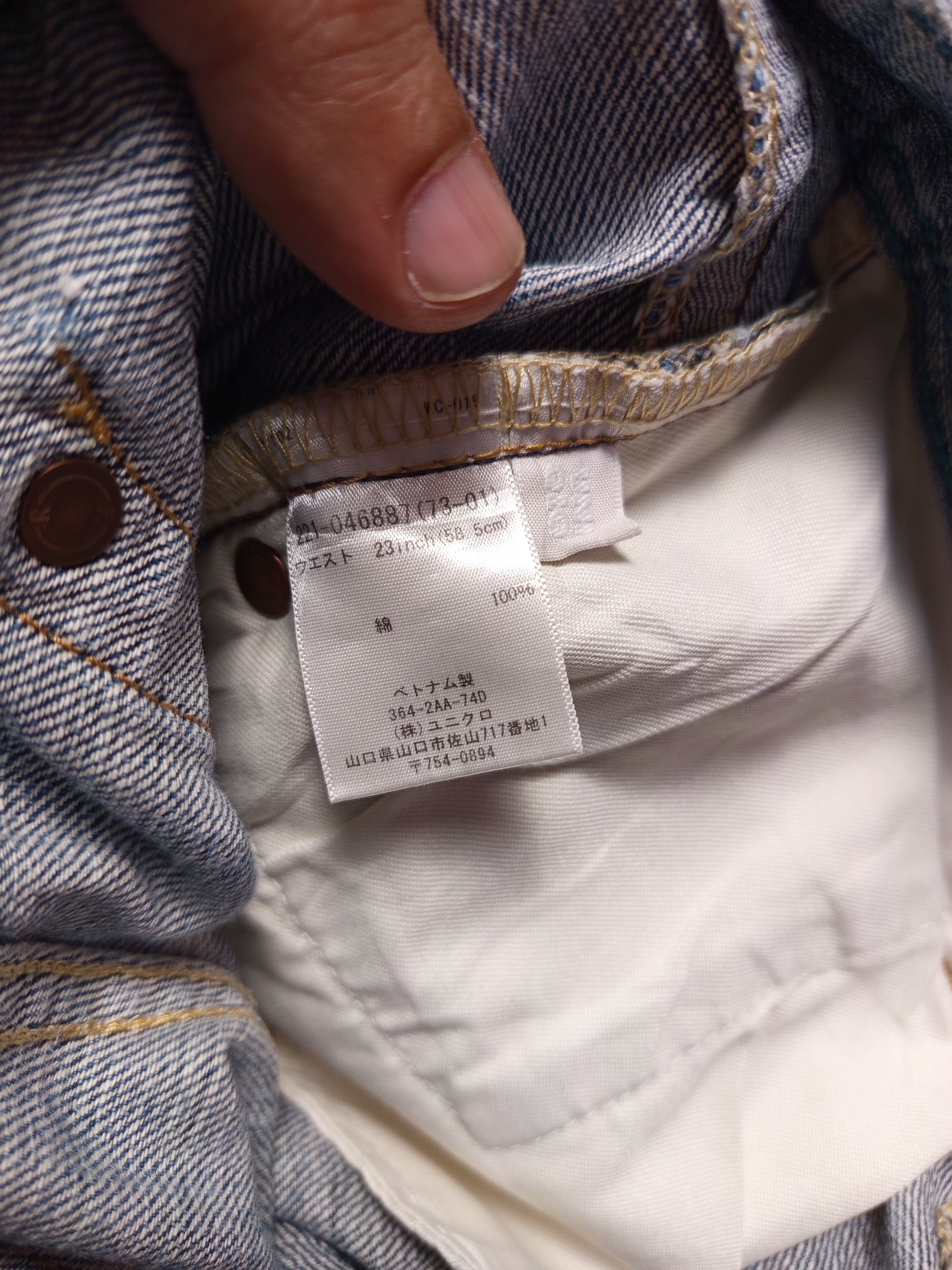 Alexander Wang × Uniqlo Vintage 90s Japanese Uniqlo Jeans Size US 29 - 12 Thumbnail