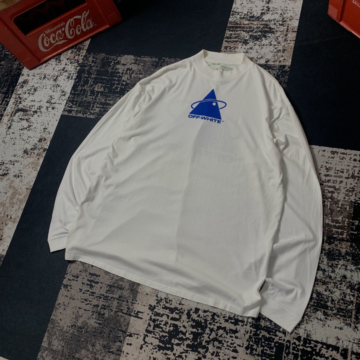 Off-White Off-White Triangle Planet Turtle Nect T-Shirt Size US M / EU 48-50 / 2 - 3 Thumbnail