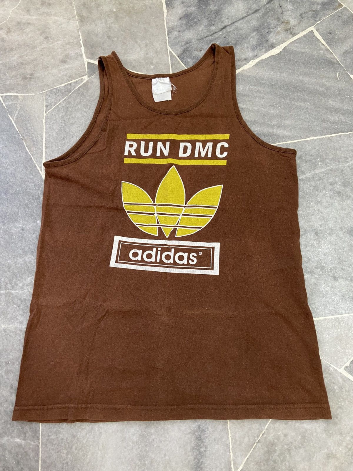 Adidas × Band Tees Vintage Adidas Run Dmc Sleeveless shirt Size US S / EU 44-46 / 1 - 1 Thumbnail