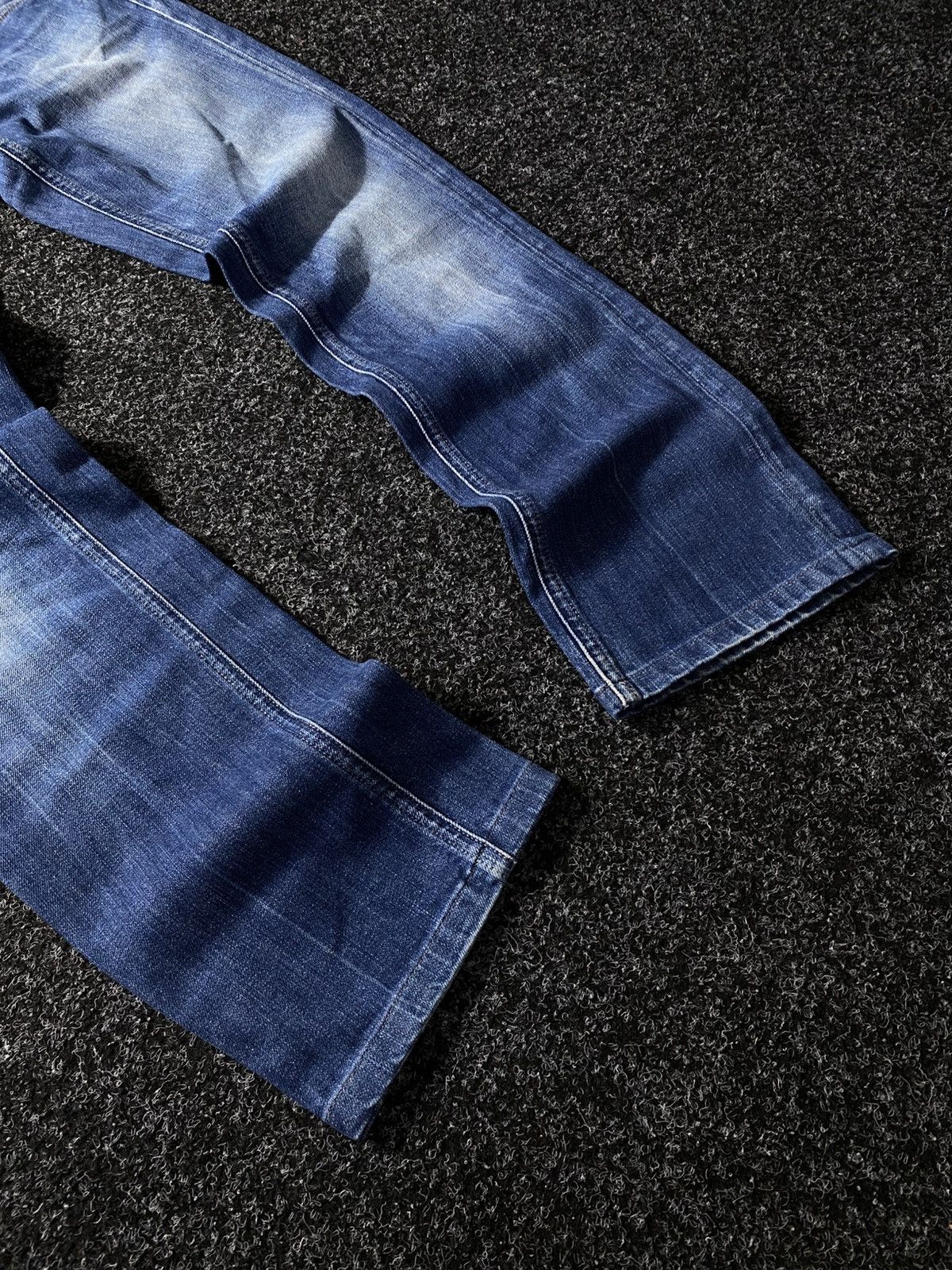 G-Star Vintage G Star RAW Flare Wide Leg Faded Wash Denim Size 31" - 4 Thumbnail