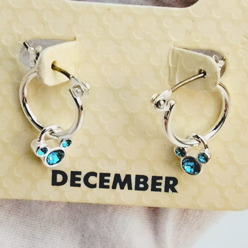 Disney Disney Parks Mickey Mouse December Birthstone Earrings NIP Size ONE SIZE - 2 Thumbnail