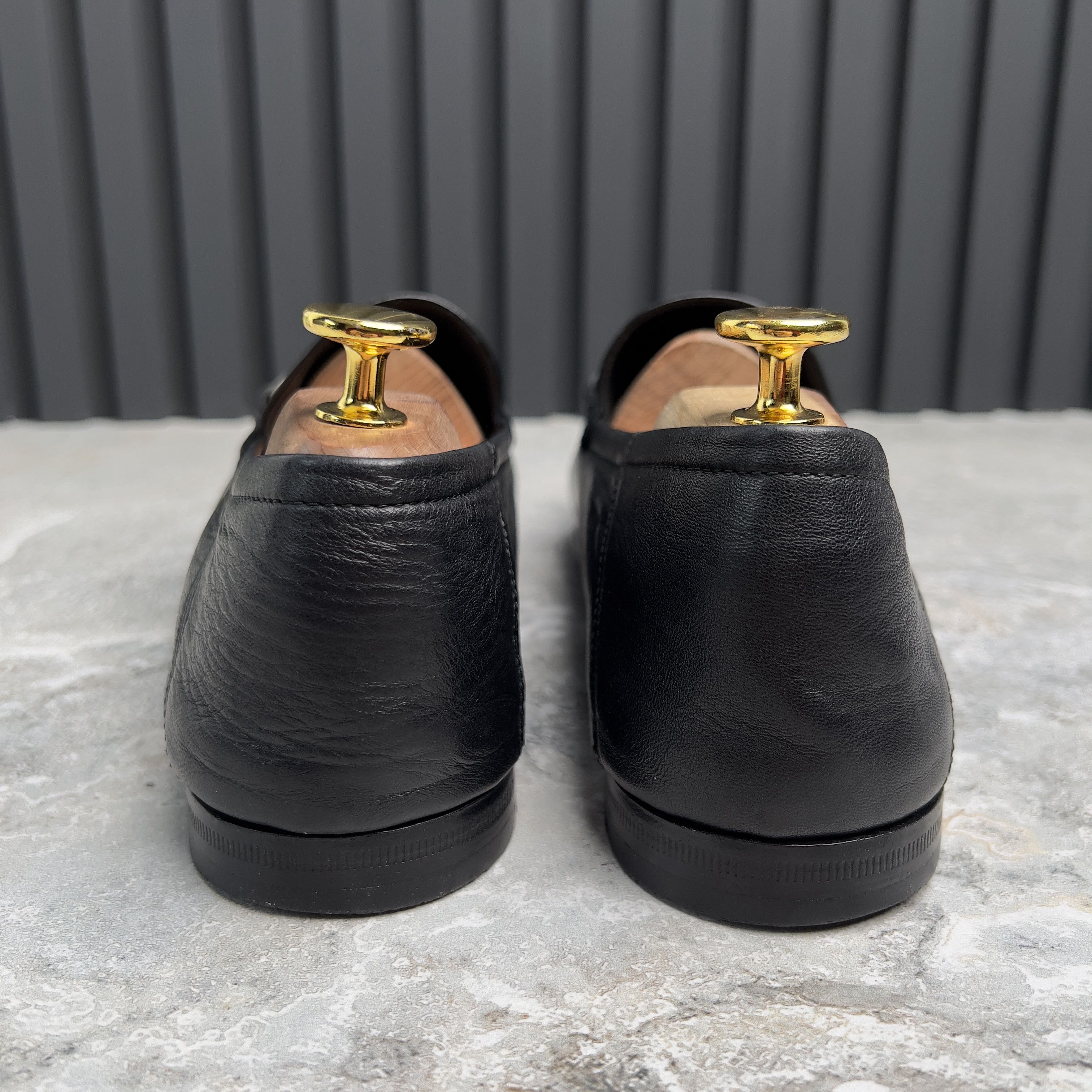 Gucci GUCCI Horsebit Jordaan Snake Collapsible Loafer Leather Size US 8.5 / EU 41-42 - 9 Thumbnail