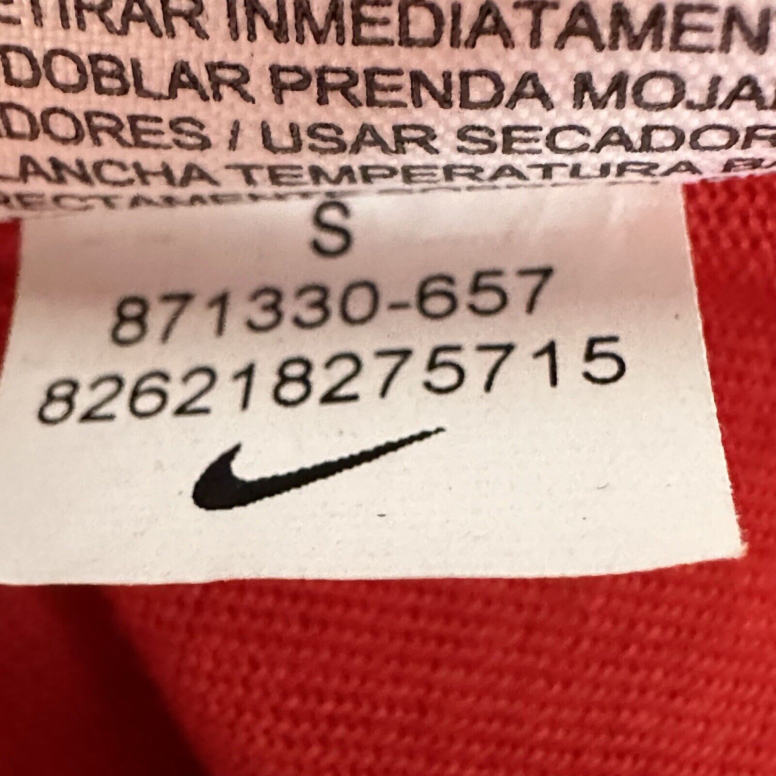 Nike Nike NBA Atlanta Hawks Small Red Scoop Neck Graphic T Shirt Size S / US 4 / IT 40 - 13 Thumbnail
