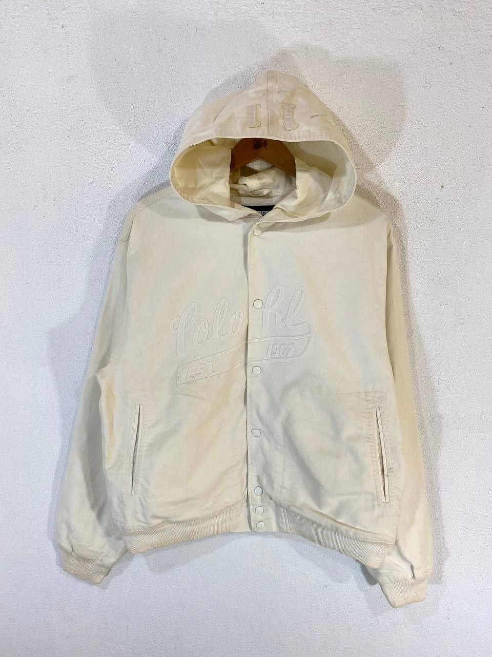 vintage polo sport ralph lauren jacket hooded nice design