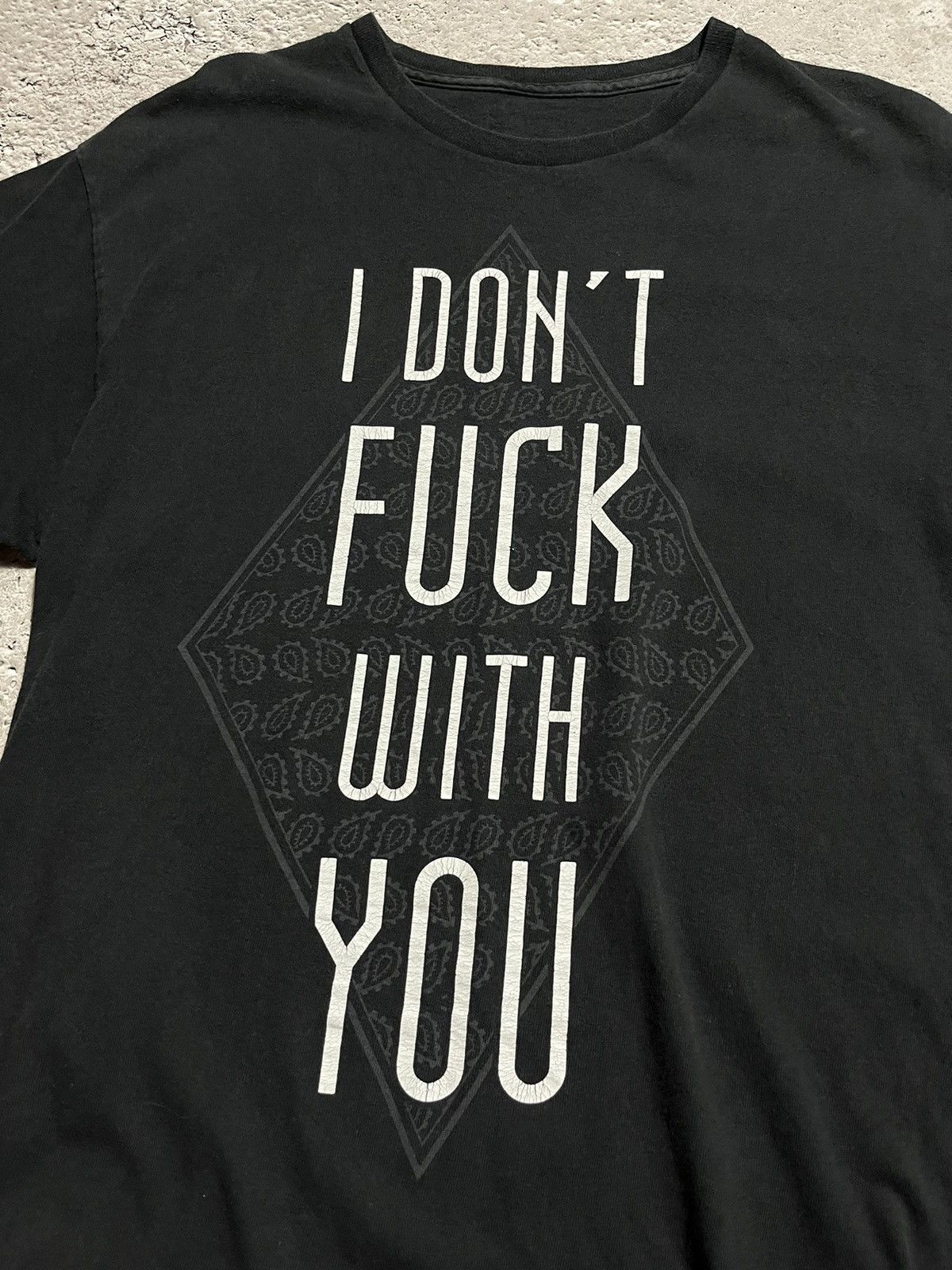 Vintage I Don’t Fuck With You Vintage Humor Adult T-Shirt 90s Size US XL / EU 56 / 4 - 3 Thumbnail