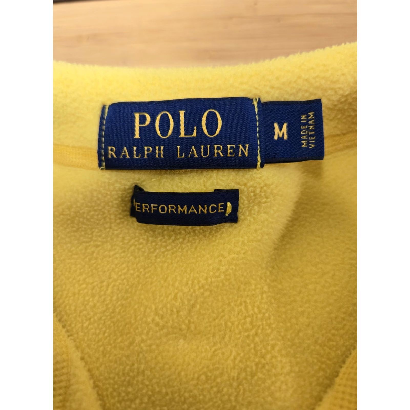 Polo Ralph Lauren Polo Ralph Lauren Sweater Mens Medium Yellow Quarter Zip Fleece Mock Neck 1/4 Zip Pullover Size US M / EU 48-50 / 2 - 5 Thumbnail