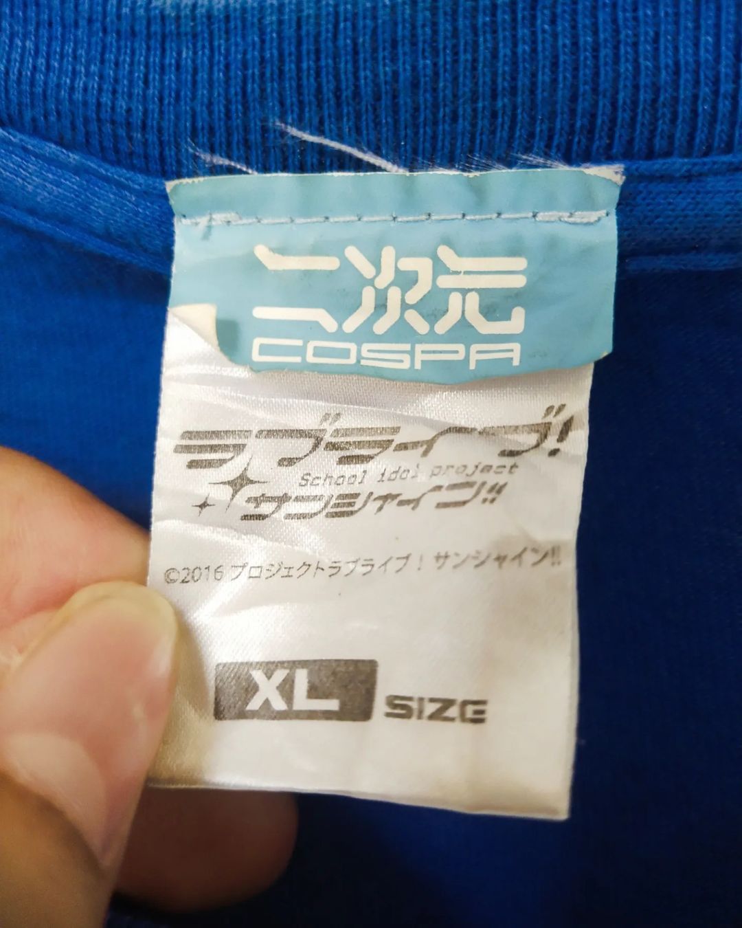 Anime × Japanese Brand Love Live Sunshine! You Watanabe Blue Anime Idol Tees Cospa Size US XL / EU 56 / 4 - 3 Thumbnail