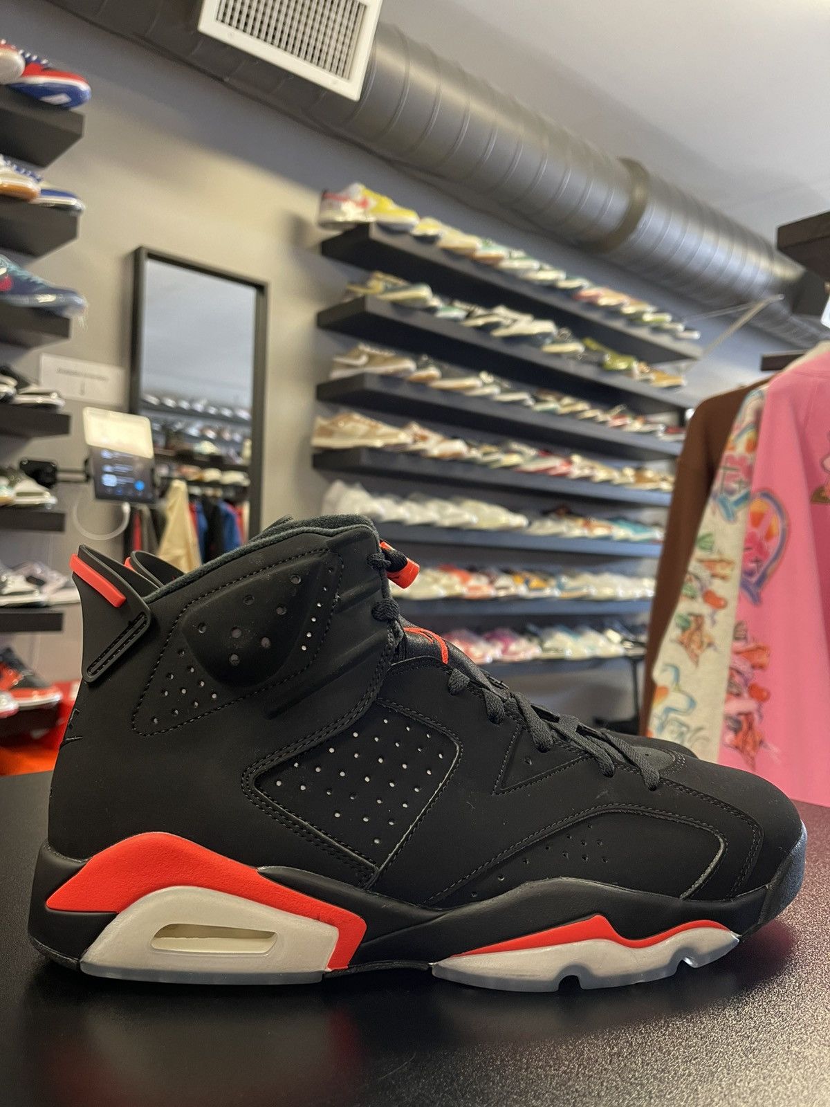 Jordan Brand Size 12 - Jordan 6 Black Infrared (2019) BRAND NEW! Size US 12 / EU 45 - 3 Thumbnail