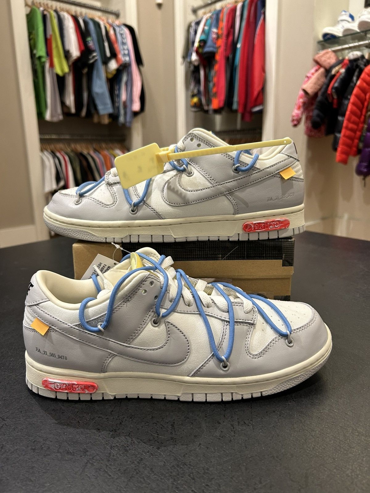 Nike Nike Dunk Low ‘Off-White Lot 5’ Size US 9.5 / EU 42-43 - 1 Thumbnail