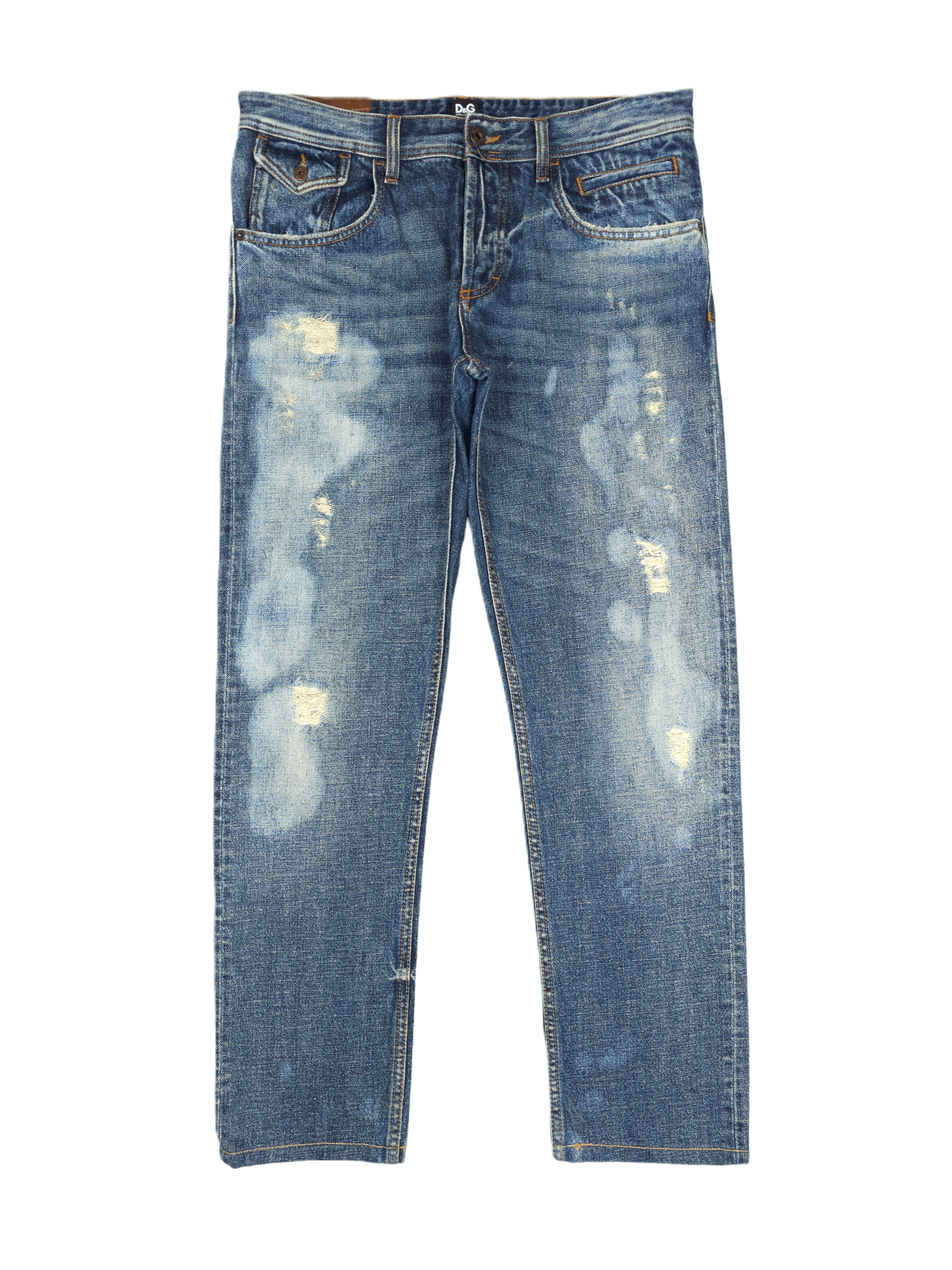 Dolce & Gabbana × Japanese Brand 💎 Size 29/30 Dolce Gabbana 90's Vintage Denim Jeans Y2K Size US 29 - 1 Thumbnail