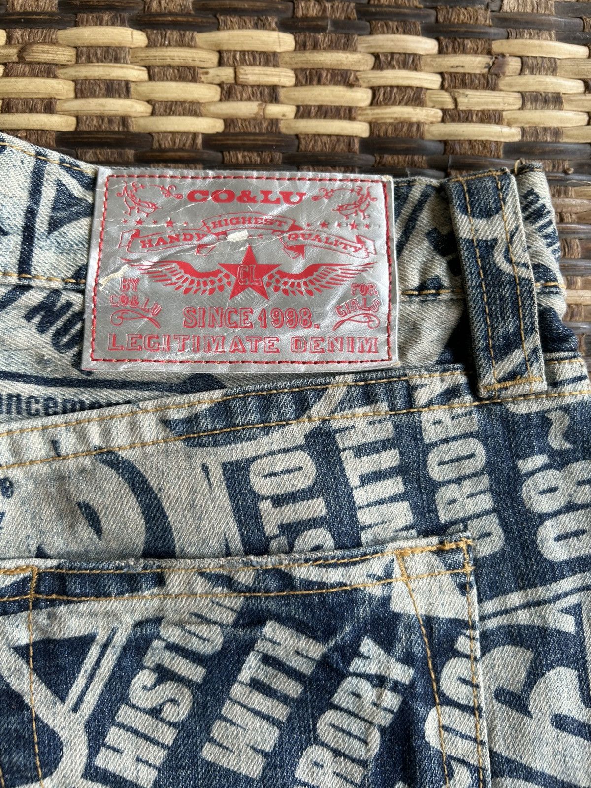 Japanese Brand × Kapital × Vintage Japanese Brand Co&Lu Hippies Style Smile Denim jeans Size US 30 / EU 46 - 10 Thumbnail