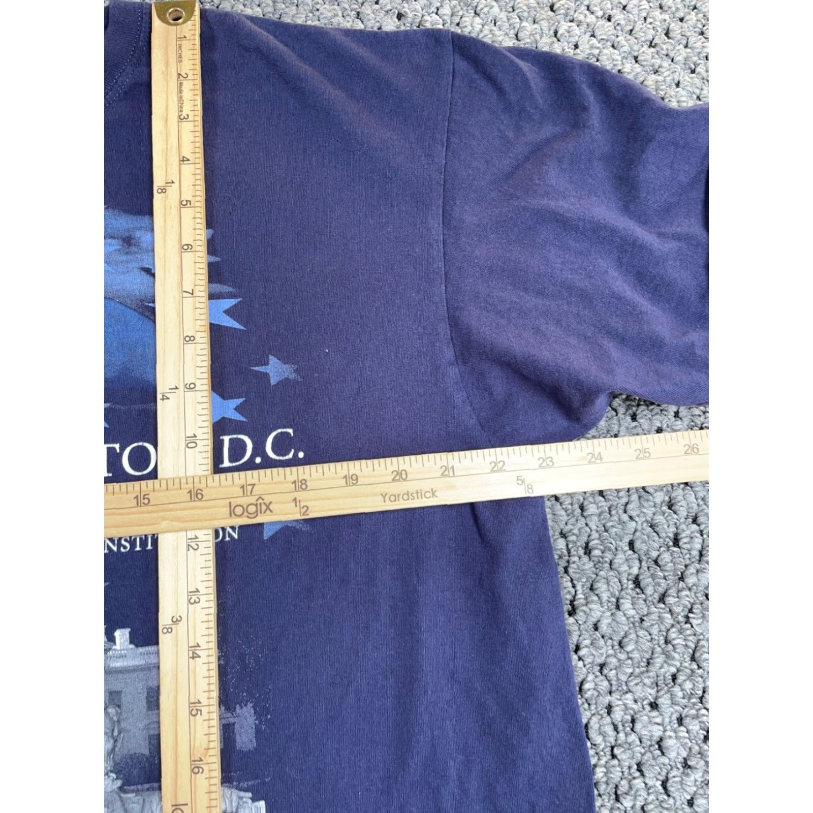 Vintage VINTAGE Smithsonian Institute Washington DC T-Shirt Adult XL Blue Lincoln Memorial Men XL Blue Graphic Print Shirt Size US XL / EU 56 / 4 - 7 Thumbnail