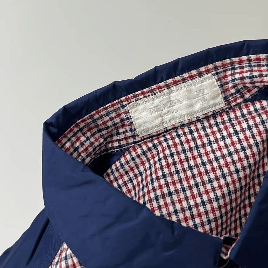 Prada Sz 38 Prada Plaid Joint Logo Shirt-2508 Size US M / EU 48-50 / 2 - 5 Thumbnail