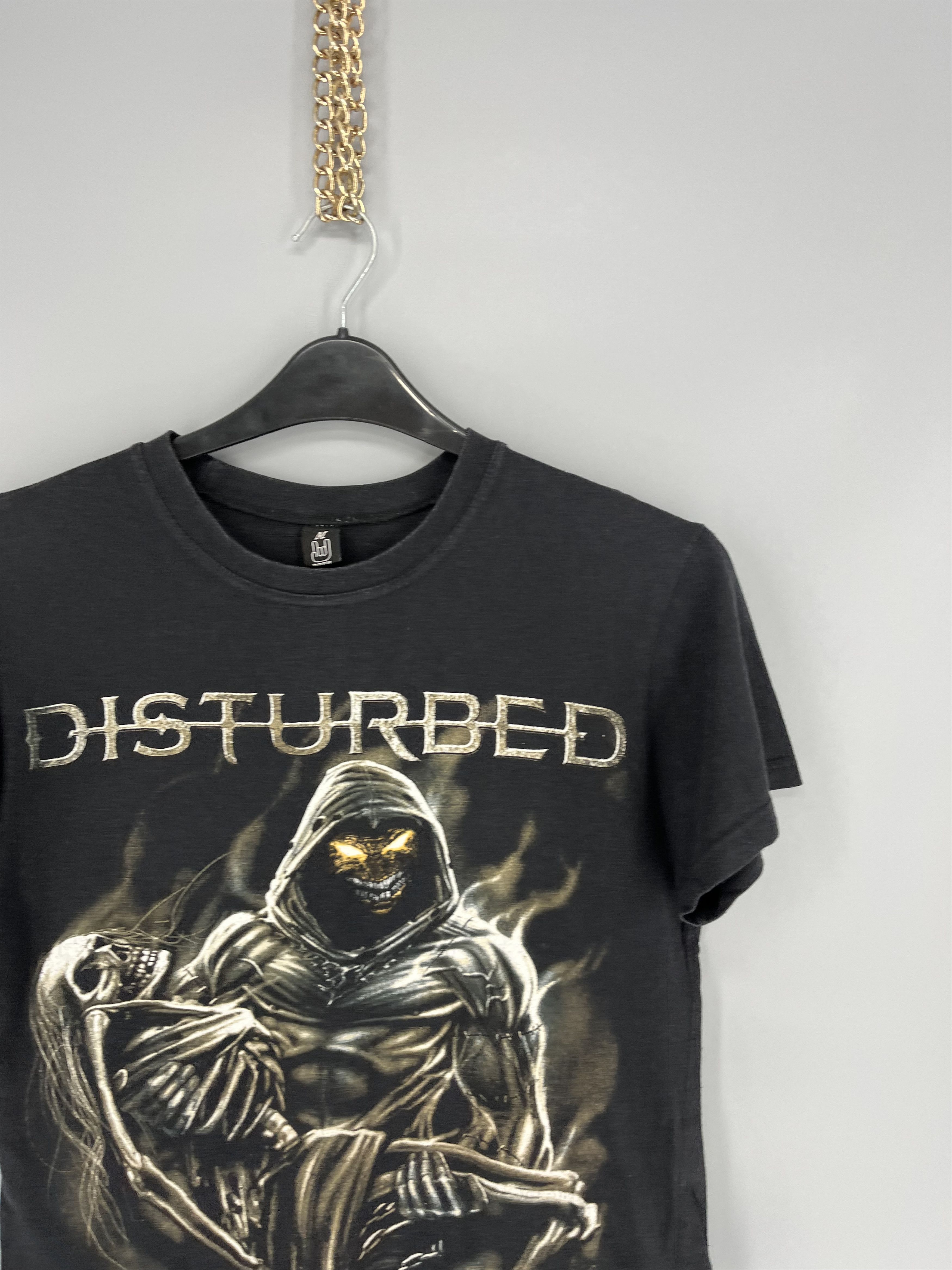 Band Tees Vintage Y2K Disturbed Metal Band Grunge Faded Double Sided Size US M / EU 48-50 / 2 - 5 Thumbnail
