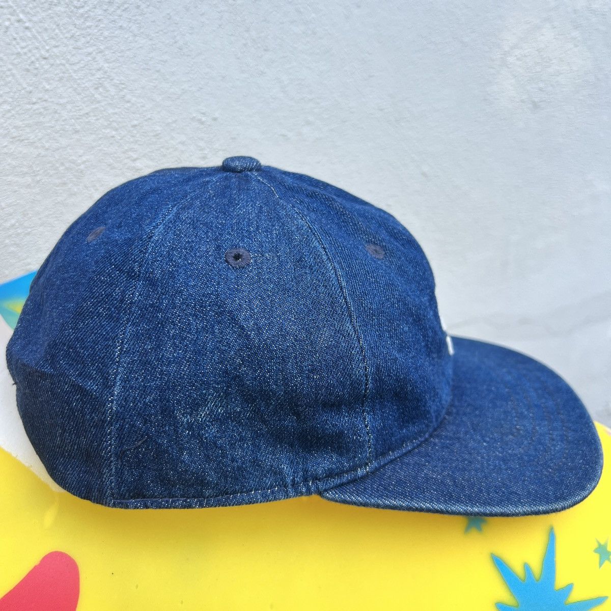 Beams Plus × Japanese Brand × Vintage VTG BEAMS S 6 PANEL DENIM SELVEDGE CAP Size ONE SIZE - 4 Thumbnail
