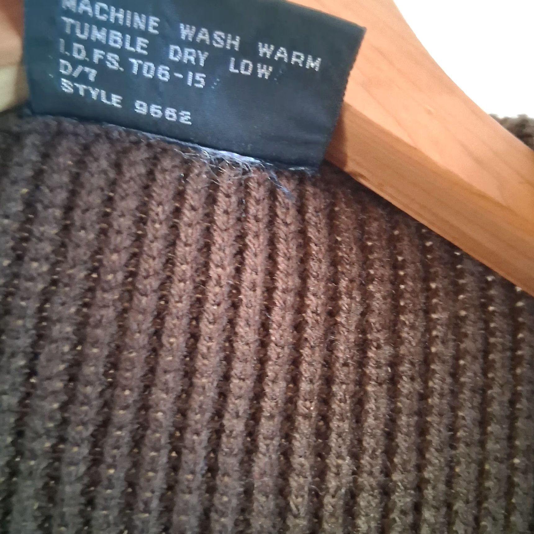 Vintage VINTAGE Curry Knits Sweater Vest Shirt Women M Brown Open Front Ribbed Knit Vest 80s Classic Brown Open front Women M Size M / US 6-8 / IT 42-44 - 6 Thumbnail