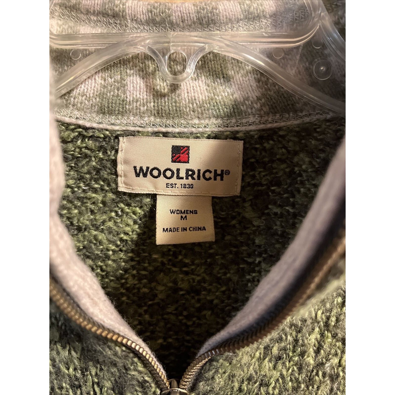 Woolrich Woolen Mills Woolrich VTG Women’s M Olive Green Wool Ramie Blend Sweater Size M / US 6-8 / IT 42-44 - 16 Thumbnail
