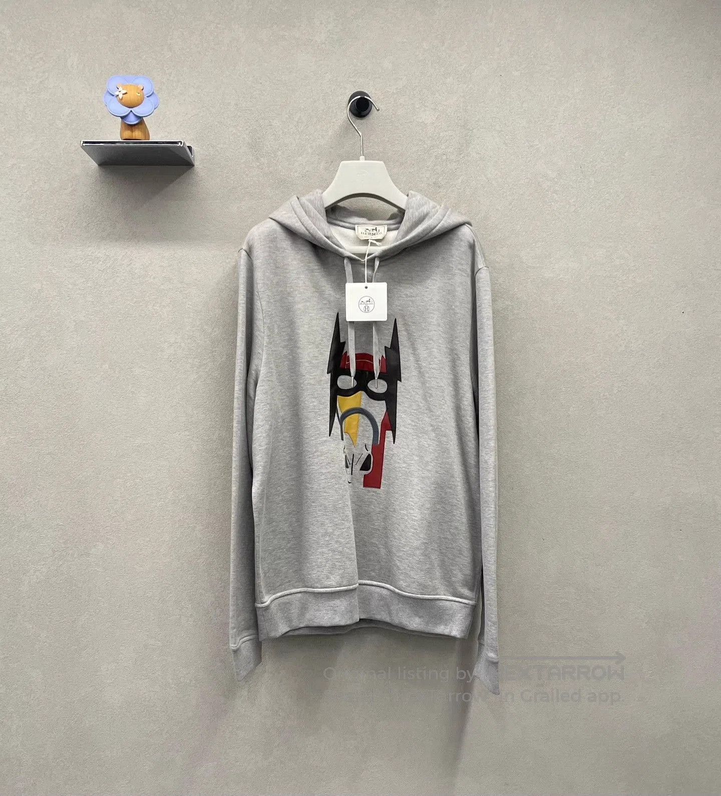 Hermes Hermes Horse Head Print Light Gray Hoodie. Size US M / EU 48-50 / 2 - 1 Thumbnail