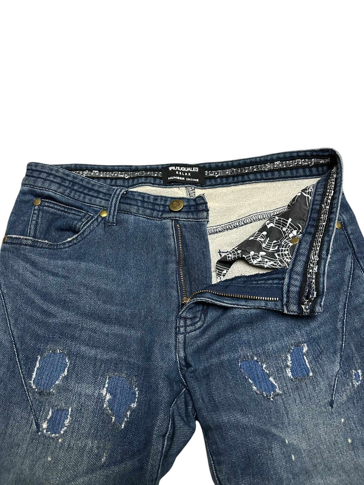 Number (N)ine Darted Terry Denim Size US 30 / EU 46 - 4 Thumbnail