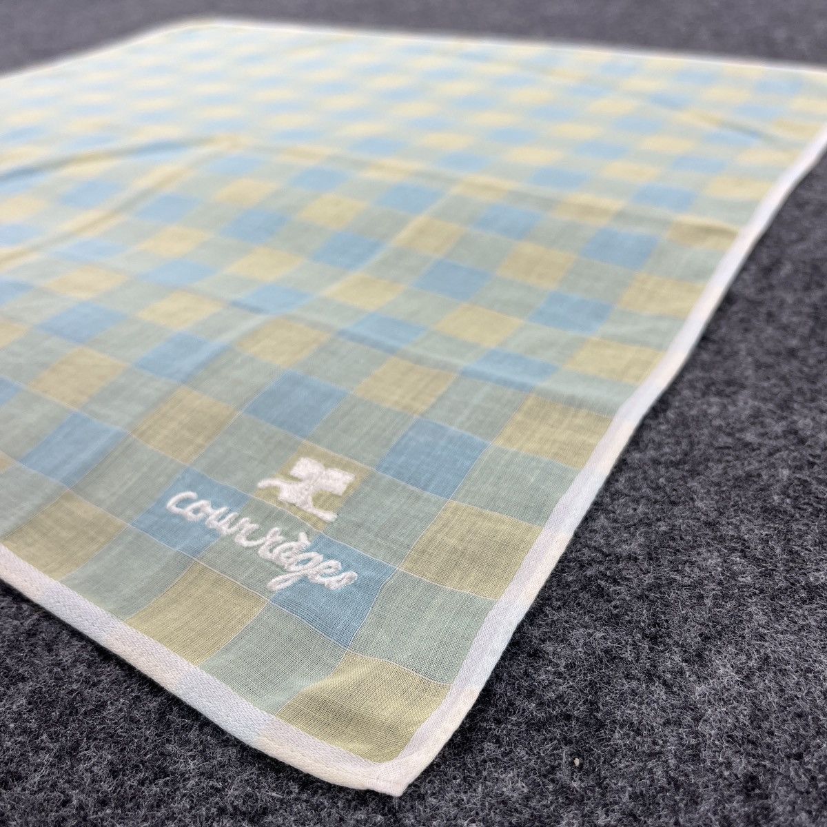Courreges × Vintage Courreges Handkerchief / Bandana / Neckerchief B309 Size ONE SIZE - 6 Thumbnail
