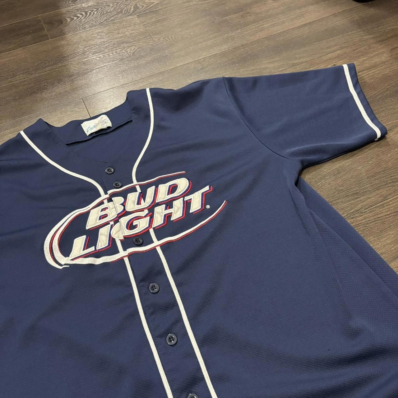 vintage bud light baseball jersey 00s XL