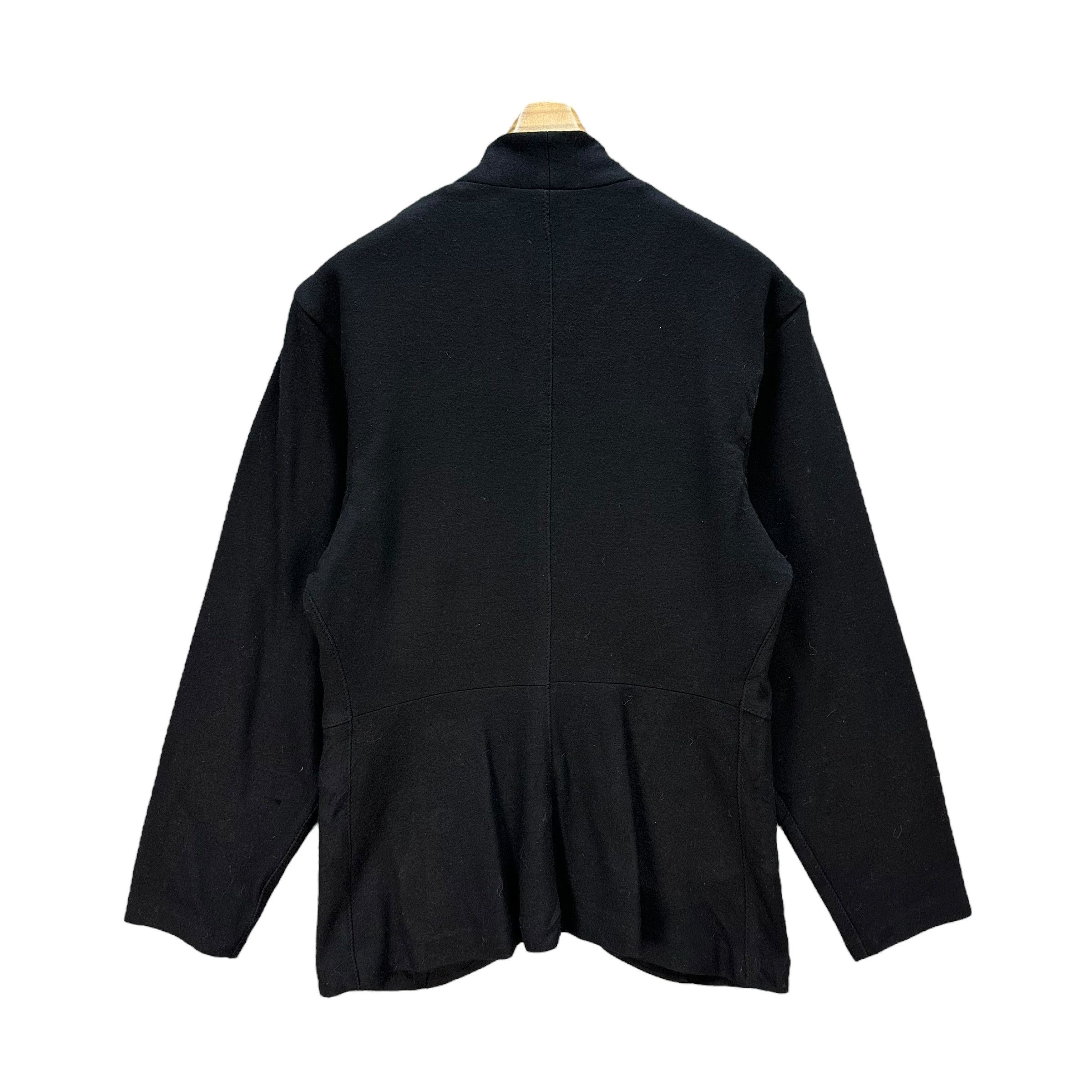 Y's Y's Yohji Yamamoto Collarless Button Wool Jacket #A78-1893 Size US S / EU 44-46 / 1 - 12 Thumbnail