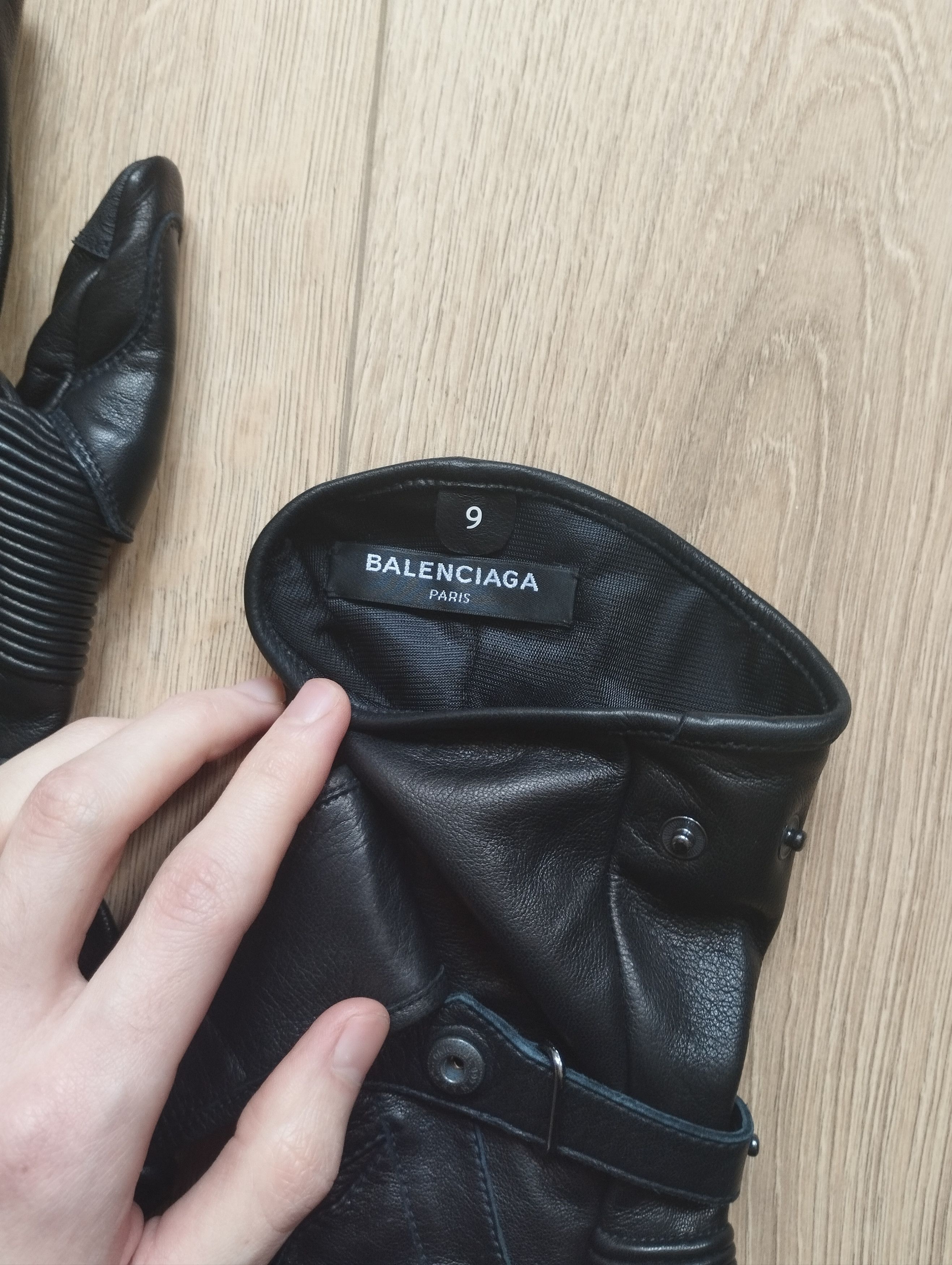 Balenciaga Balenciaga Motorcycle Gloves Size ONE SIZE - 5 Thumbnail