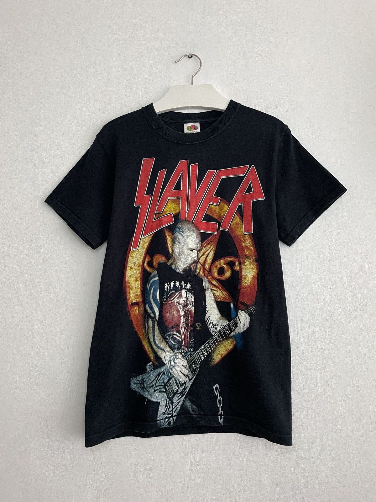 Band Tees × Slayer × Vintage Slayer Kerry King Vintage Early 00’s T-Shirt Size US S / EU 44-46 / 1 - 1 Thumbnail