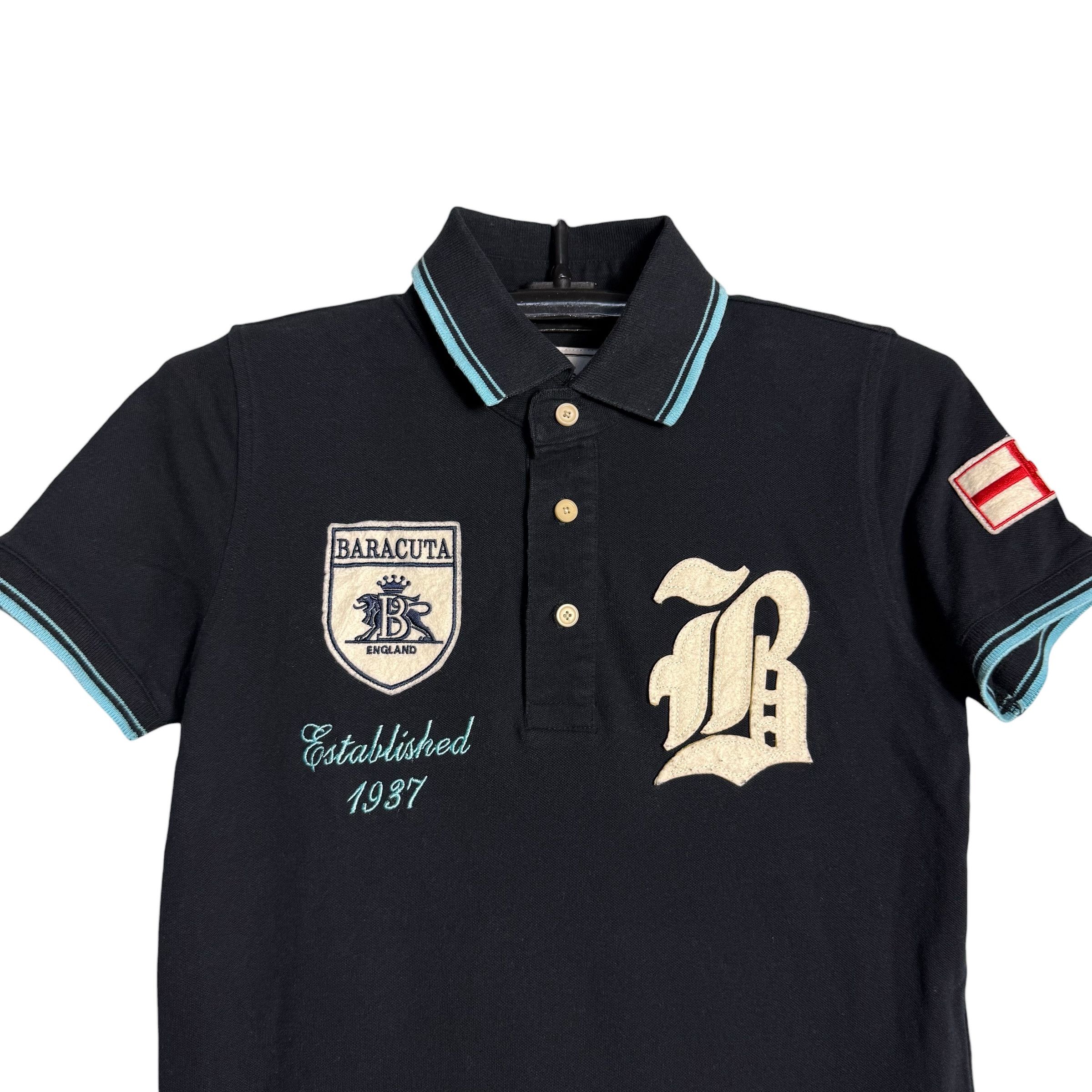 Baracuta 🔥RARE🔥Vintage Baracuta England Polo Shirt Size US S / EU 44-46 / 1 - 2 Thumbnail
