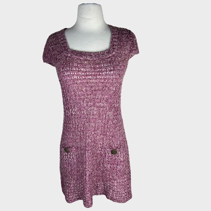 Vintage Glimmer by JJ Basics | Y2K Knit Dress | Small Size S / US 4 / IT 40 - 1 Thumbnail