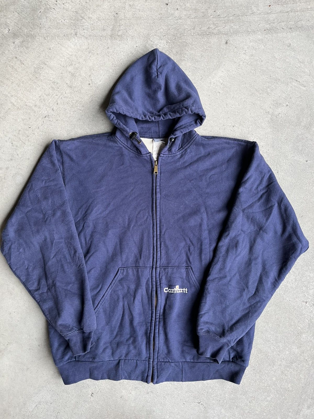 Vintage CARHART HOODIE ZIPPER Size US L / EU 52-54 / 3 - 1 Thumbnail