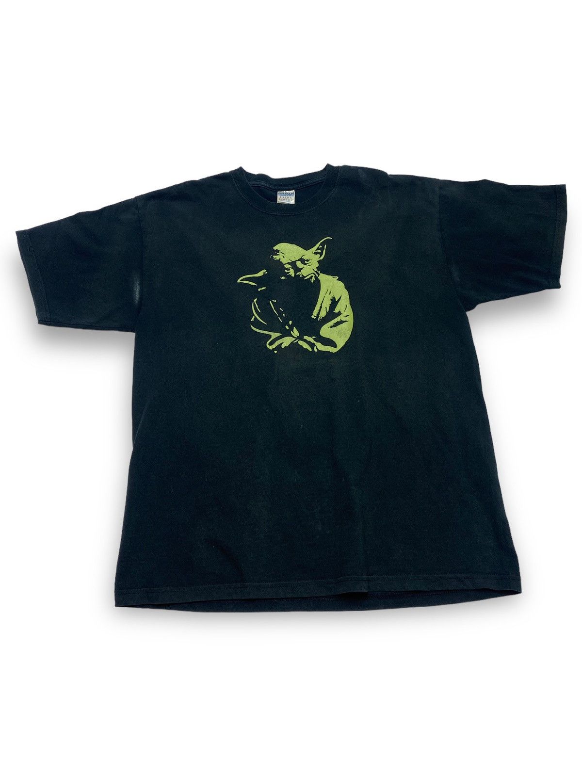 Star Wars 00s Vintage MASTER YODA Black Tee Shirt Size US XL / EU 56 / 4 - 1 Thumbnail