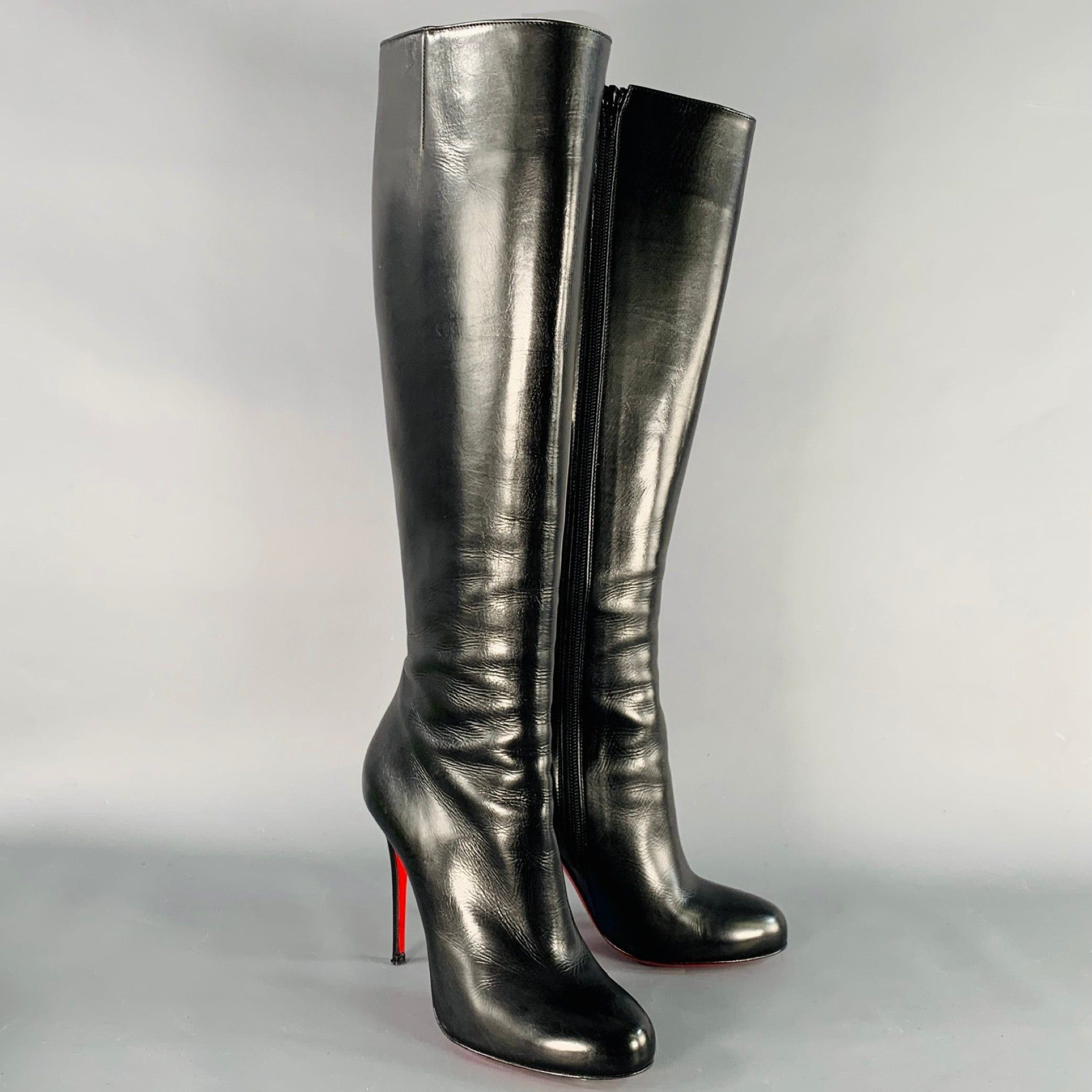 Christian Louboutin CHRISTIAN LOUBOUTIN Black Leather Side
