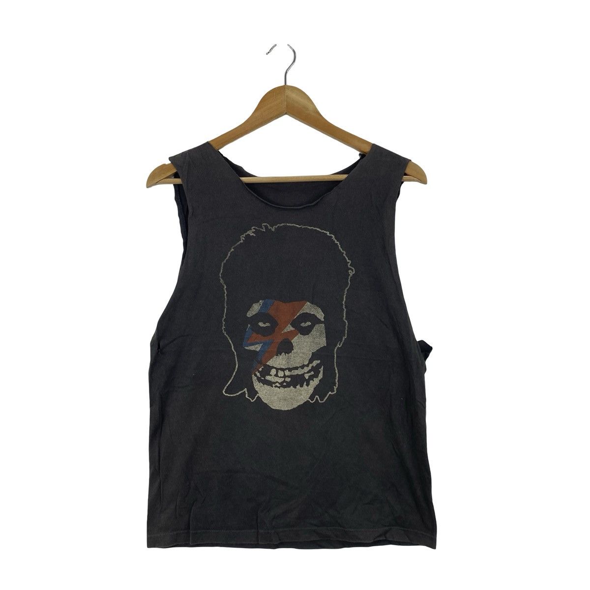 Misfits Vintage MISFITS SKULL Lightning Bolt Cut-Off Tank Top Size US S / EU 44-46 / 1 - 3 Thumbnail