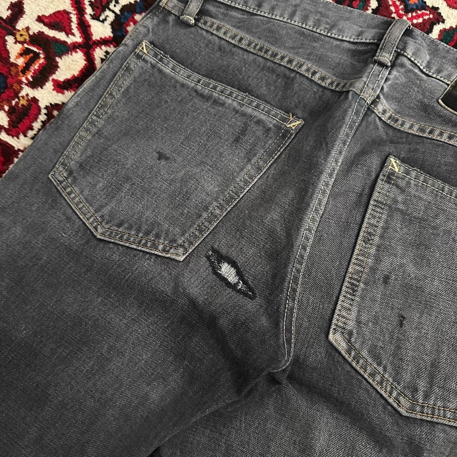 Visvim visvim 14aw 09d5 black washed jeans w32l30 Size US 32 / EU 48 - 6 Thumbnail