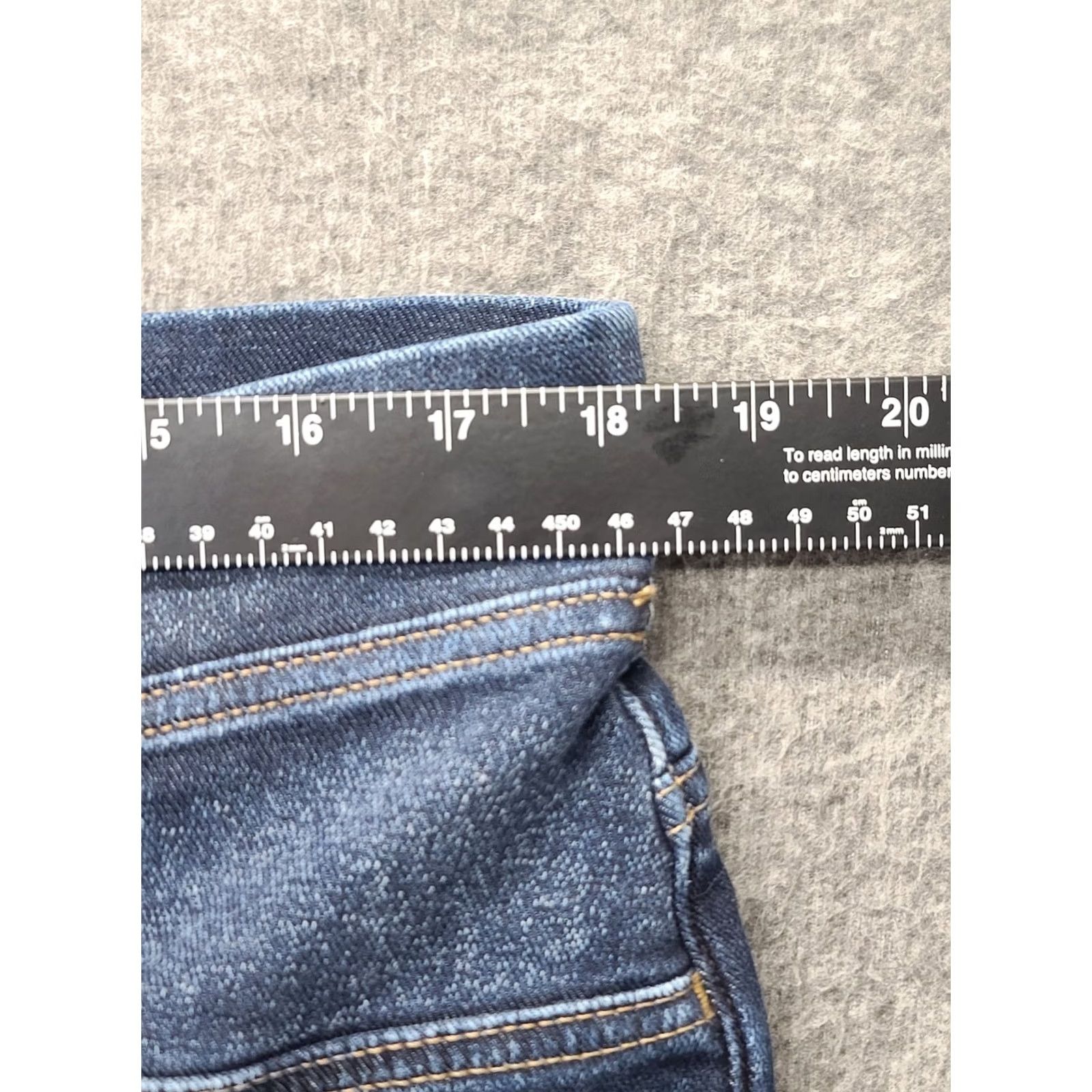 Madewell Madewell Perfect Vintage Jeans Women’s 16W 26in Inseam High Rise Straight Stretch Denim Blue 5-Pocket 90s Vintage Fashion Girls/Women? Size 38" / US 16 / IT 52 - 3 Thumbnail