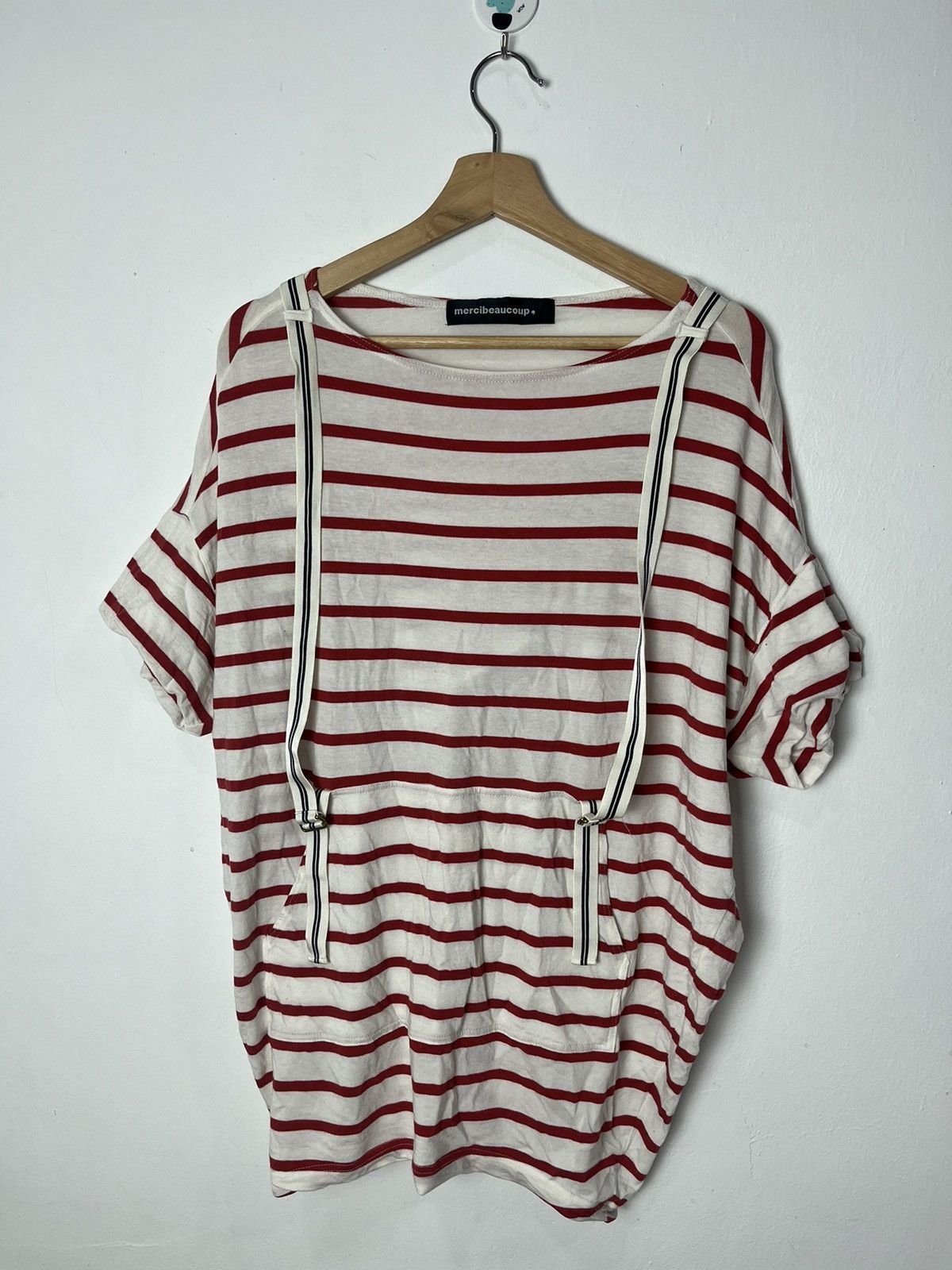 Issey Miyake Mercibeaucoup Stripe Blouses by Issey Miyake Size L / US 10 / IT 46 - 1 Thumbnail