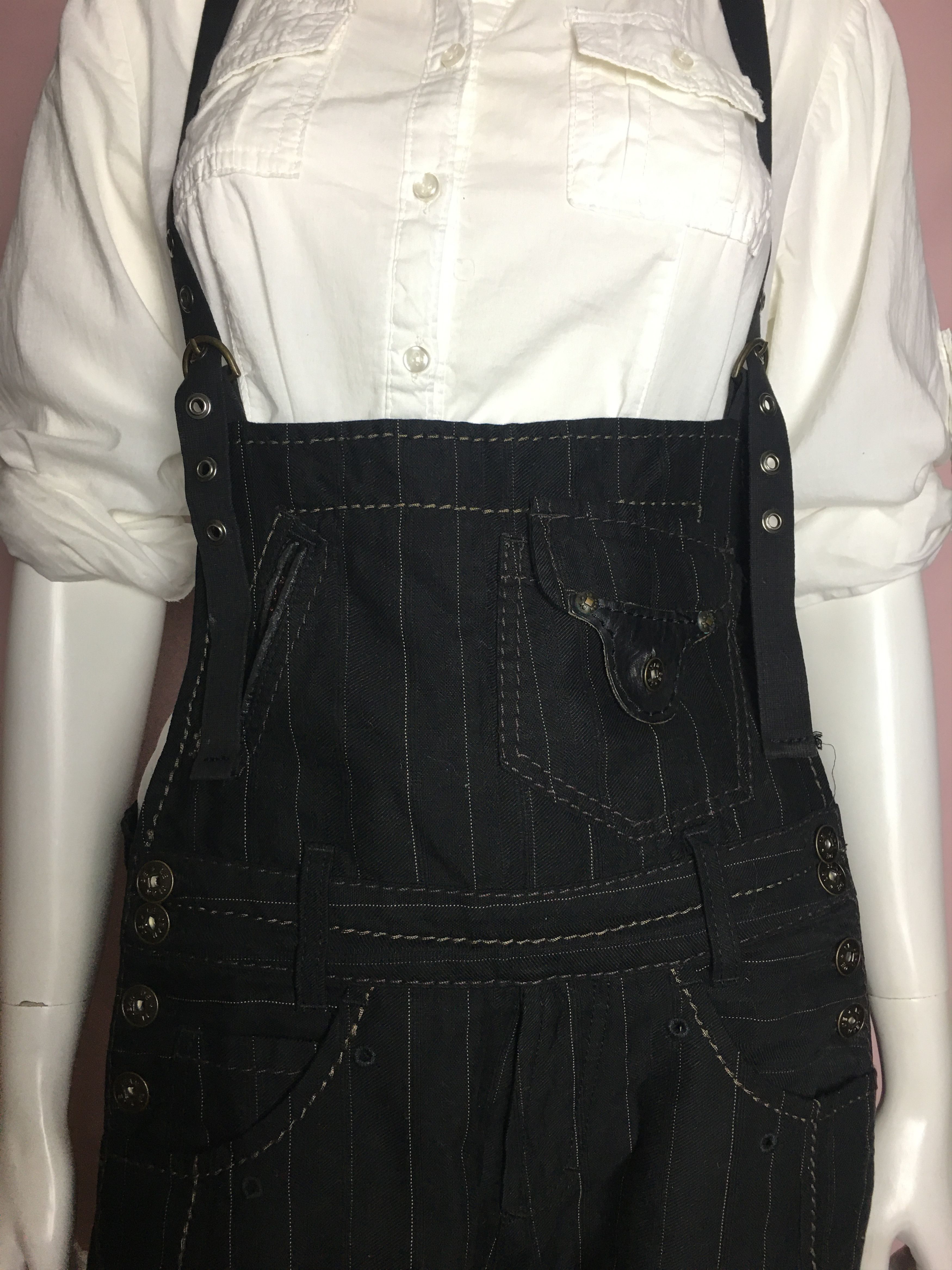 Marithe + Francois Girbaud Marithe Francois Girbaud Cotton Denim Jumpsuit Women IT 42 Size 28" / US 6 / IT 42 - 4 Thumbnail