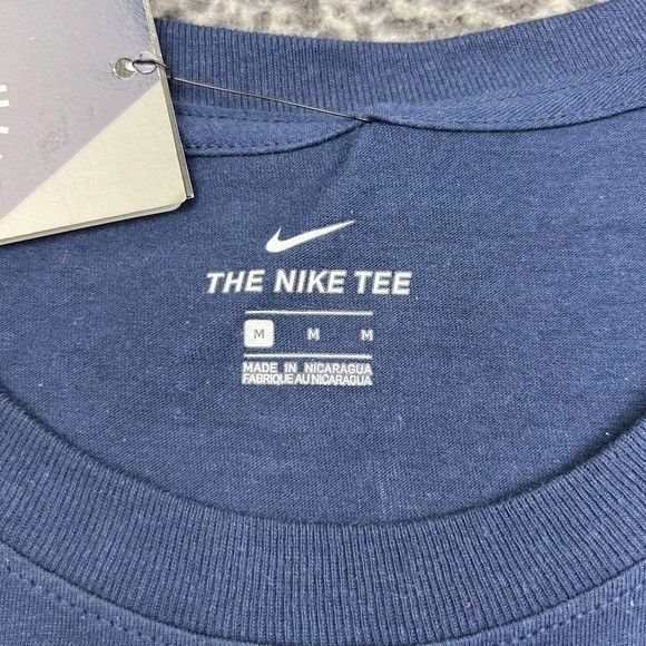 Nike Nike Shirt Women Blue Washington Nationals Cotton New M Size M / US 6-8 / IT 42-44 - 2 Thumbnail