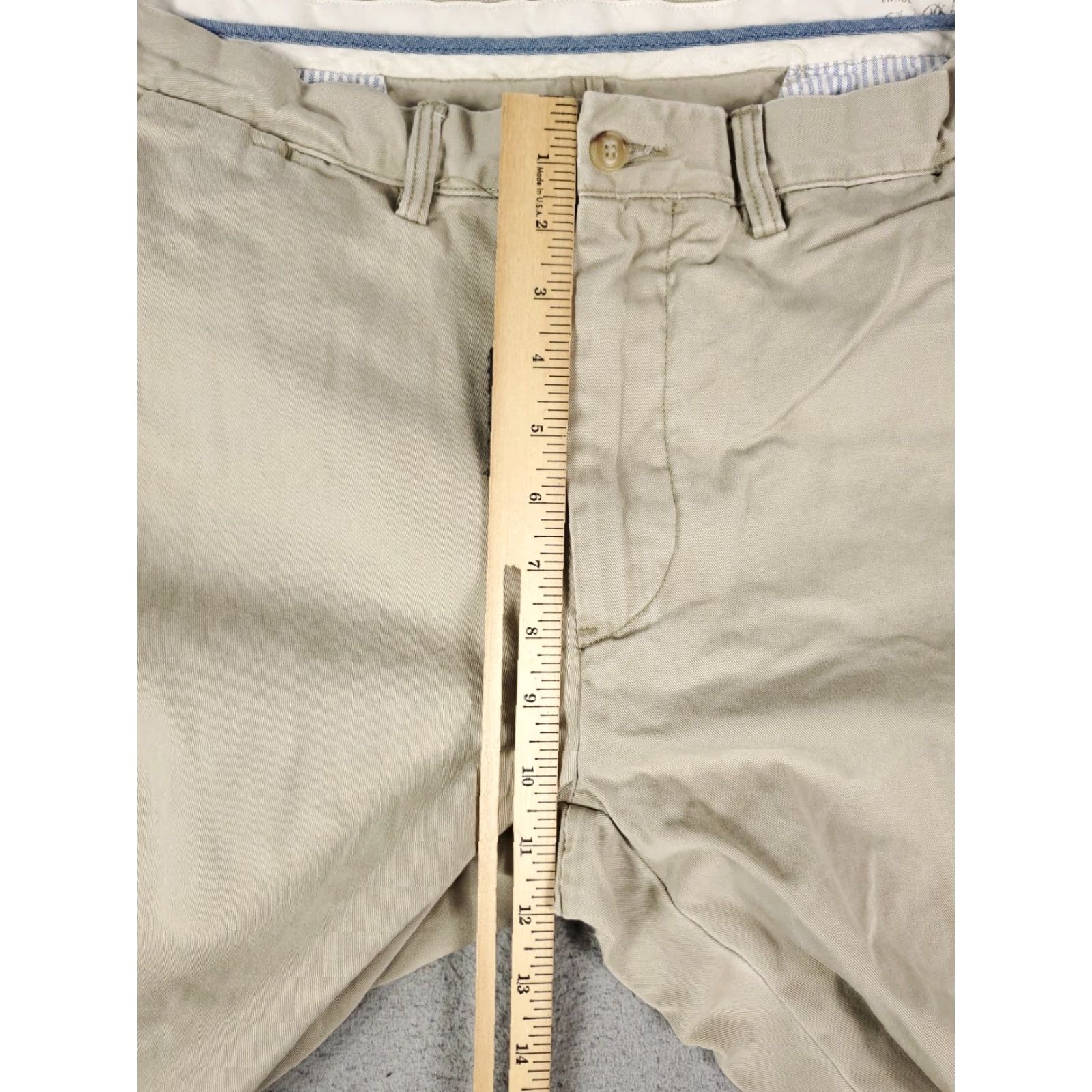 Ralph Lauren Ralph Lauren Chino Pants Mens 38x30 Beige Flat Front Casual Trousers Size US 38 / EU 54 - 3 Thumbnail