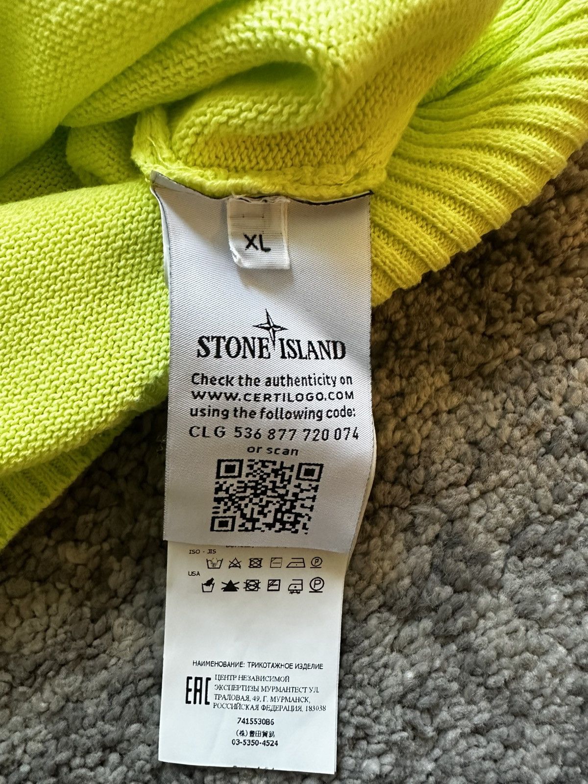 Stone Island Stone Island Hooded Knit Size US XL / EU 56 / 4 - 4 Thumbnail