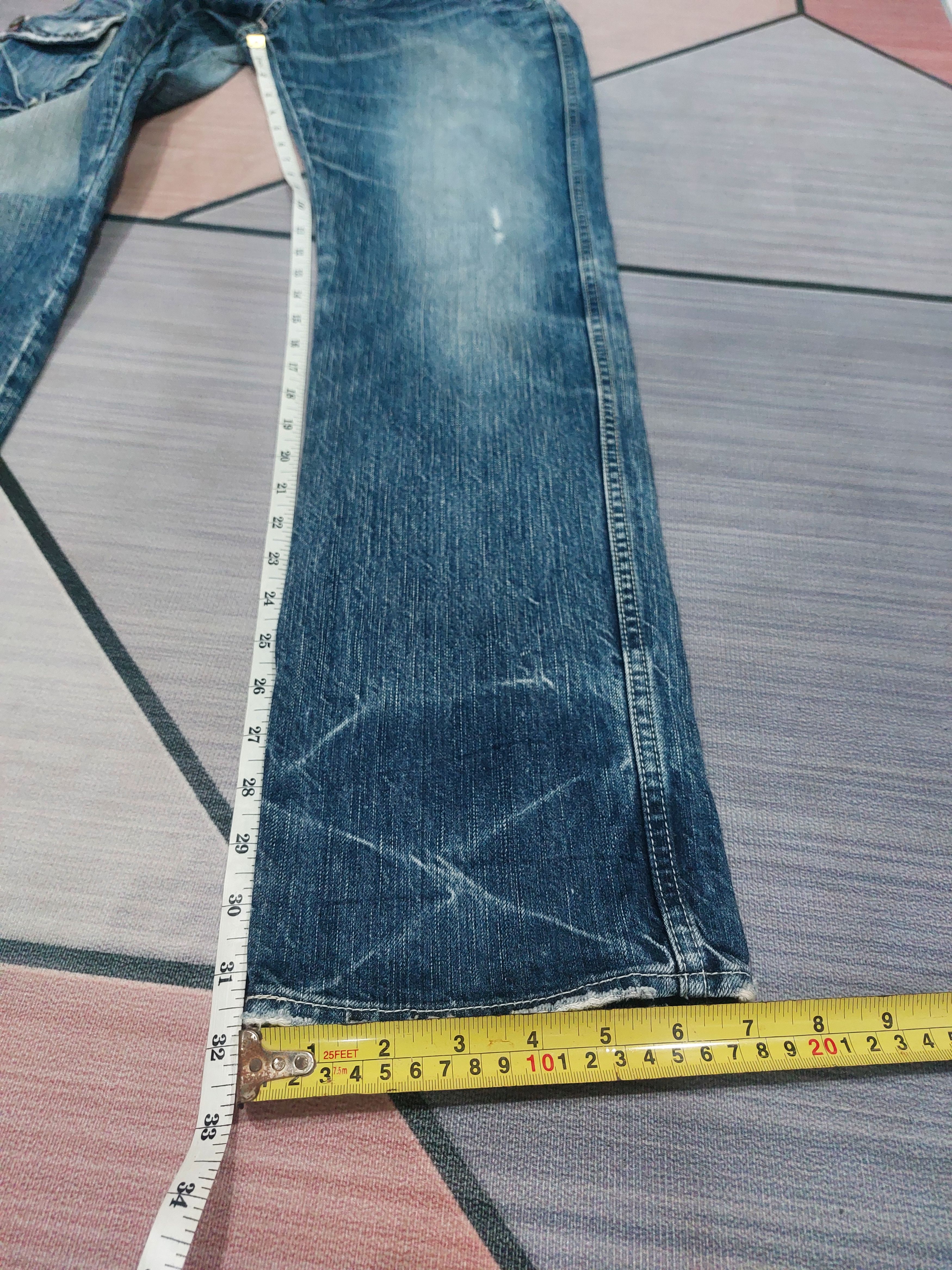 Johnbull Vintage 90's Johnbull Kojima Japan Cargo Multi Pocket Denim Size US 31 - 19 Thumbnail