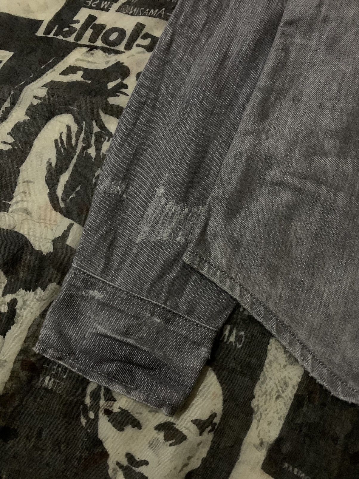 Allsaints 💥Allsaints Western Ripped Denim Size US S / EU 44-46 / 1 - 4 Thumbnail