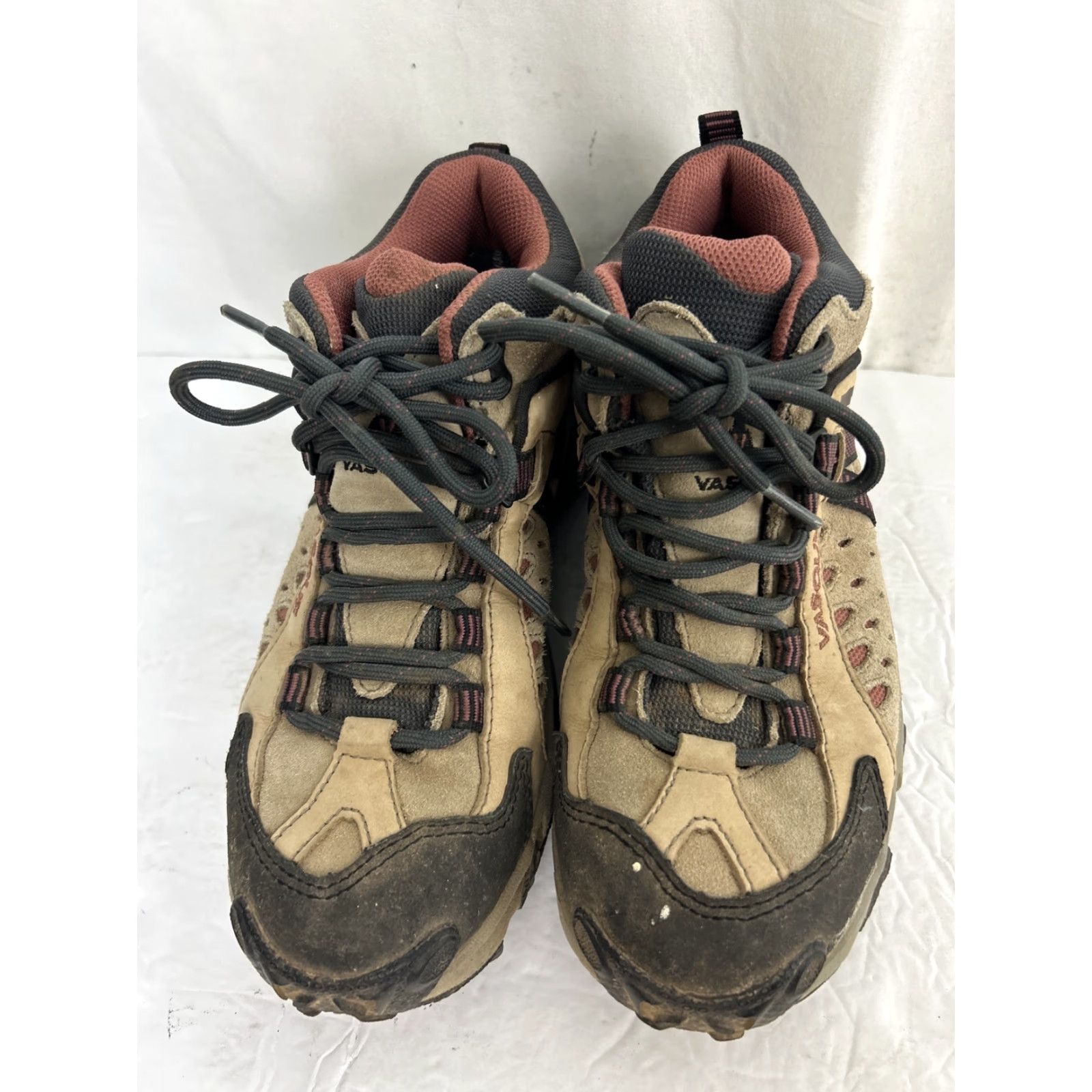 Vasque Vasque Women’s Breeze Boot Hiking Type: Boot Size 8 Tan Black & Brick Red Women Mens? Size US 6 / IT 36 - 7 Thumbnail