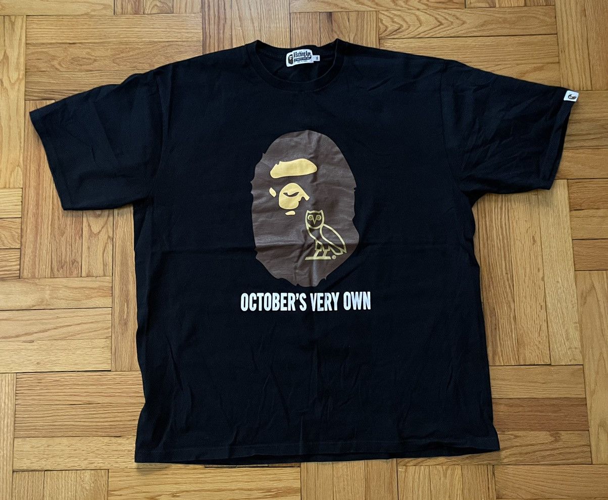 Image of Drake Ovo Bape A Bathing Ape October‘S Very Own Men’S 3Xl in Black, Men's (Size 2XL)