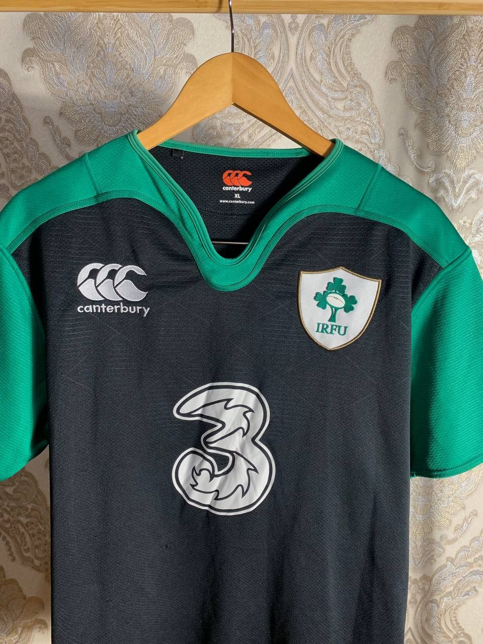 Canterbury of New Zealand Vintage Canterbury Ireland Retro Rugby Jersey Football 90s Size US XL / EU 56 / 4 - 2 Thumbnail