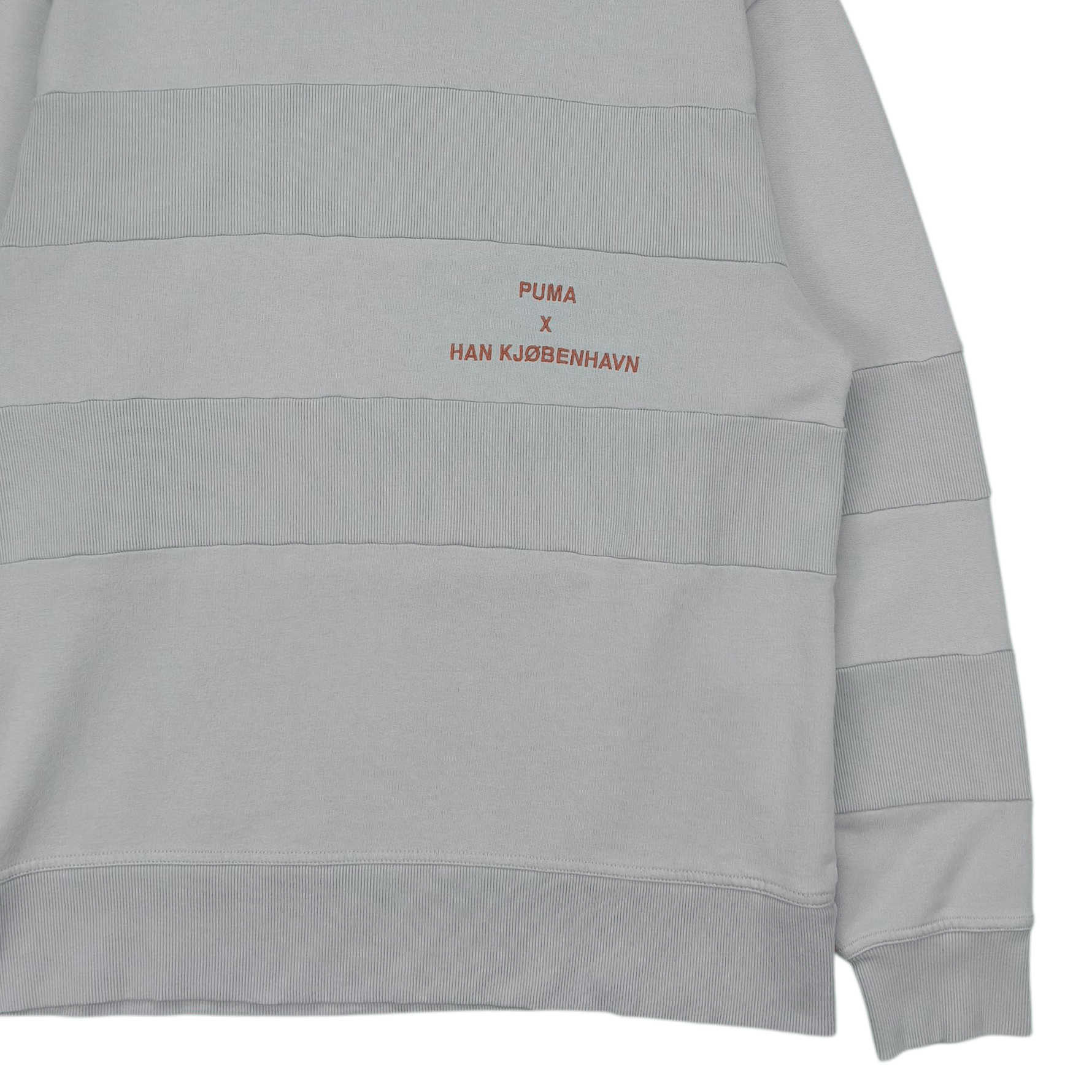FW18 Puma x Han Kjobenhavn Stripe Crew Neck Sweatshirt M