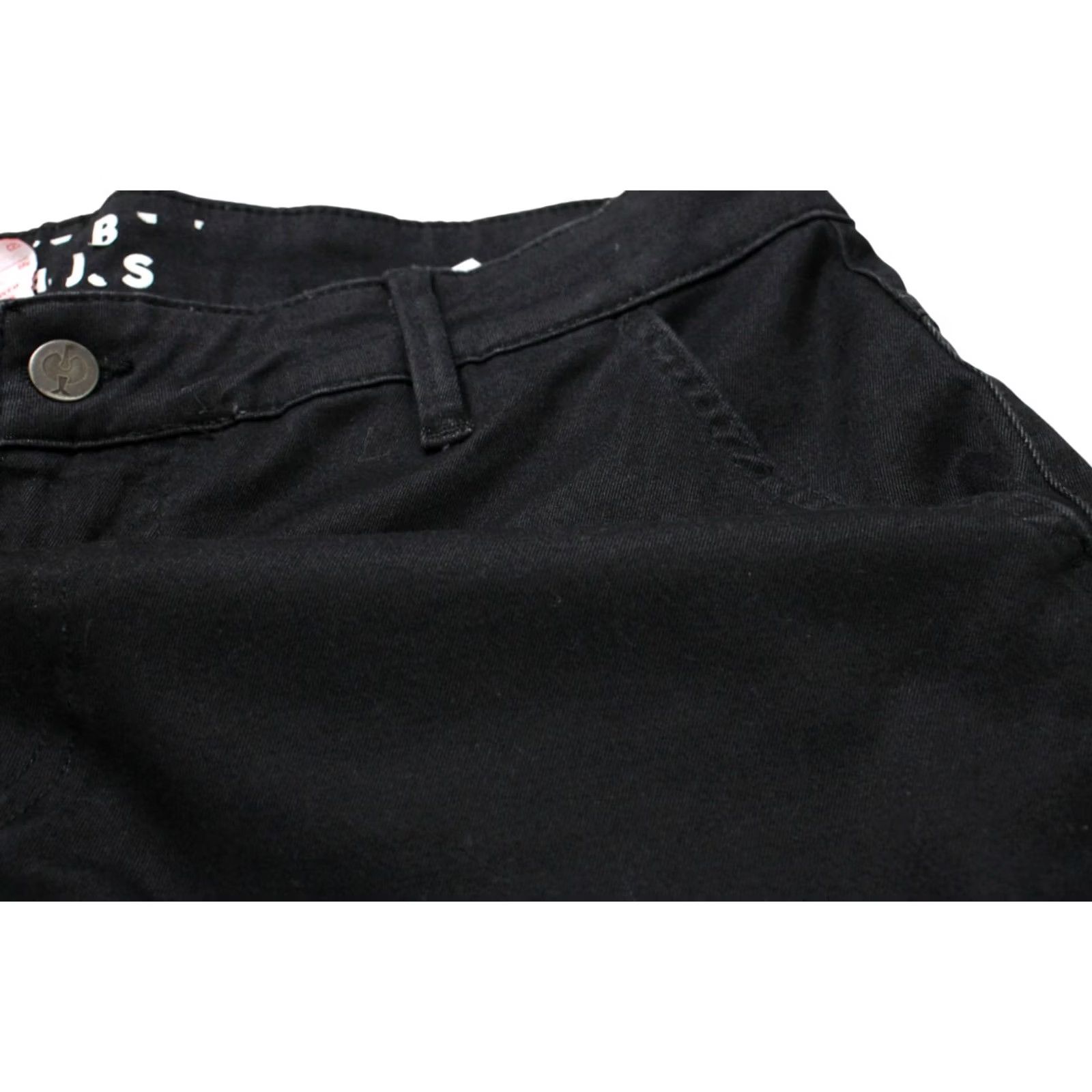 Vintage ENGELBERT STRAUSS Trousers Men's UK 36 Slim Fit Stretchy Zip Fly Black Size US 36 / EU 52 - 5 Thumbnail